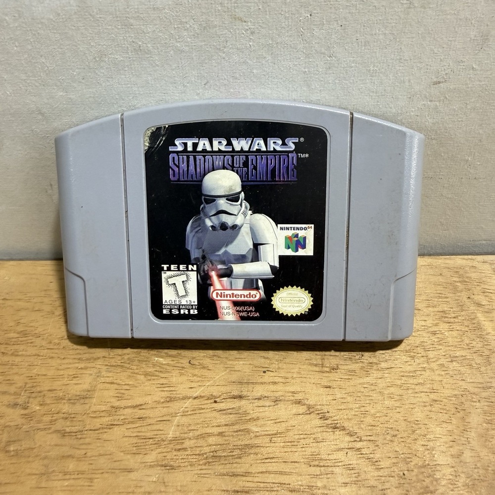 Star Wars Shadows of the Empire Nintendo 64 N64 1996 NUS-NSWE-USA Cartridge